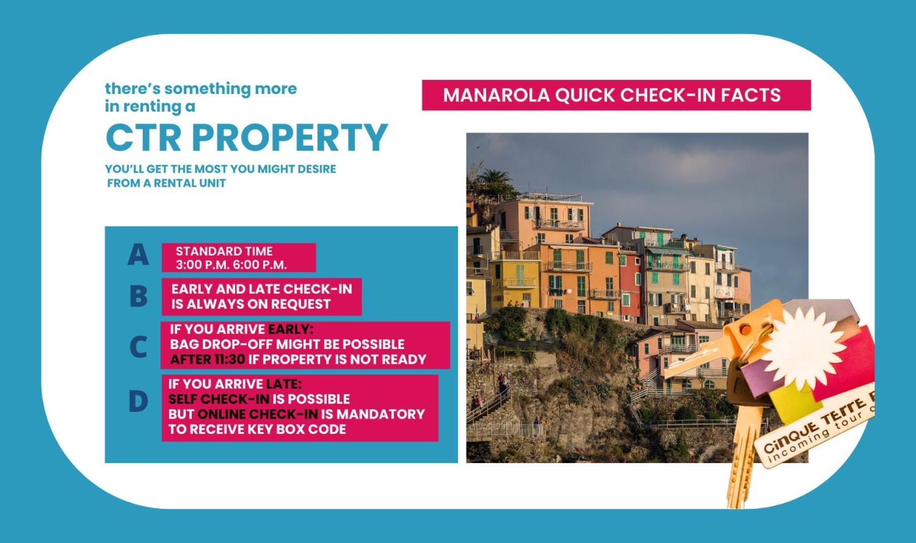 Liersena Sea View Mini Villa With Ac Manarola Exterior photo