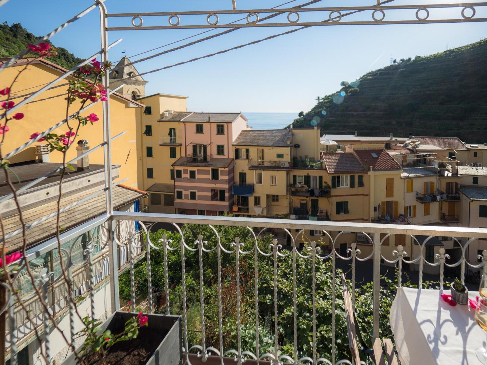 Liersena Sea View Mini Villa With Ac Manarola Exterior photo